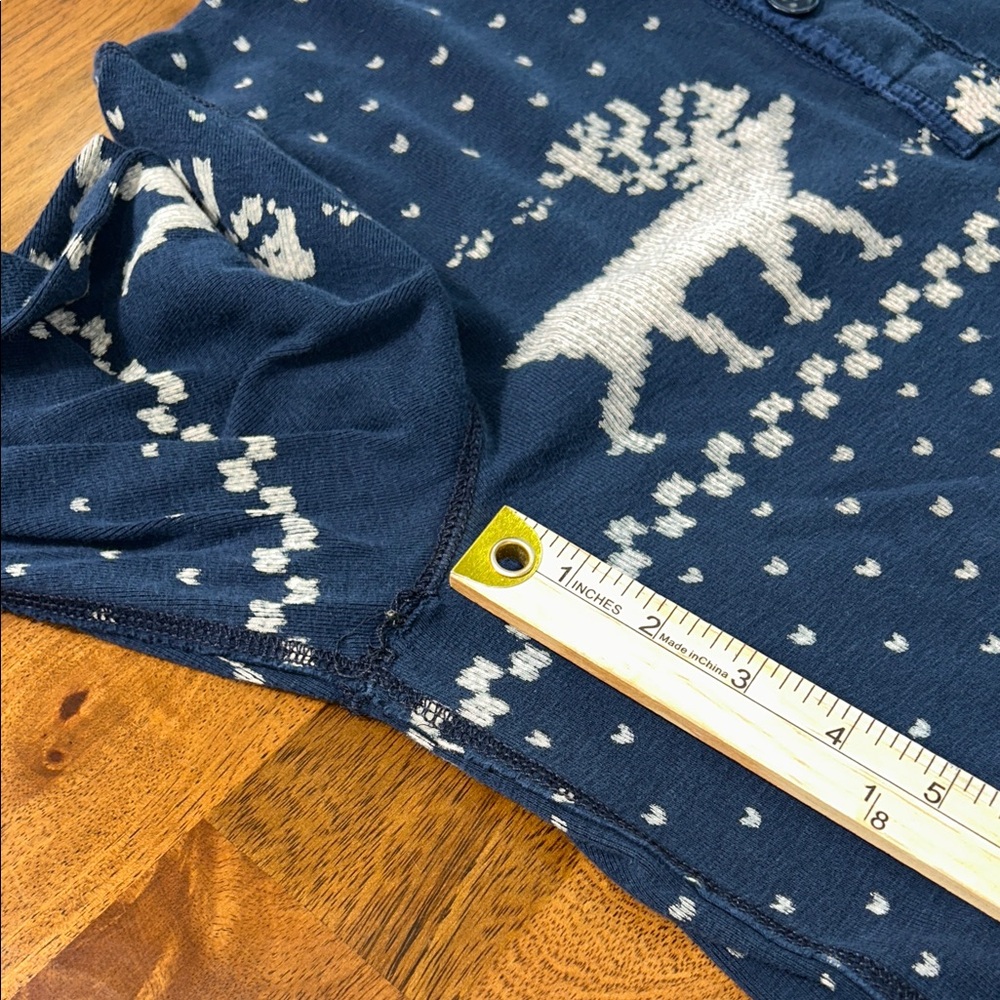 Vintage Polo Ralph Lauren Blue Reindeer Crewneck Sweater - Picture 10 of 12
